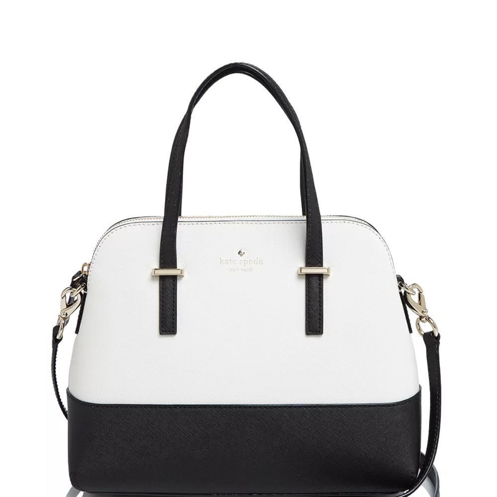 Kate Spade Two-Tone Black and White Satchel